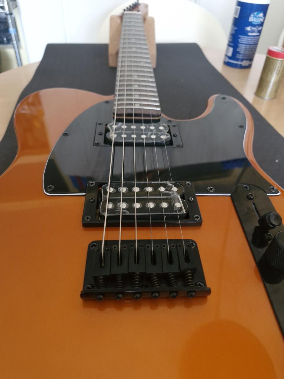Telecaster ltd Oranje  made in Indonesia