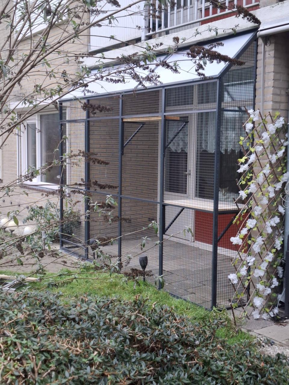 Aluminium kattenrennen/verblijven..........