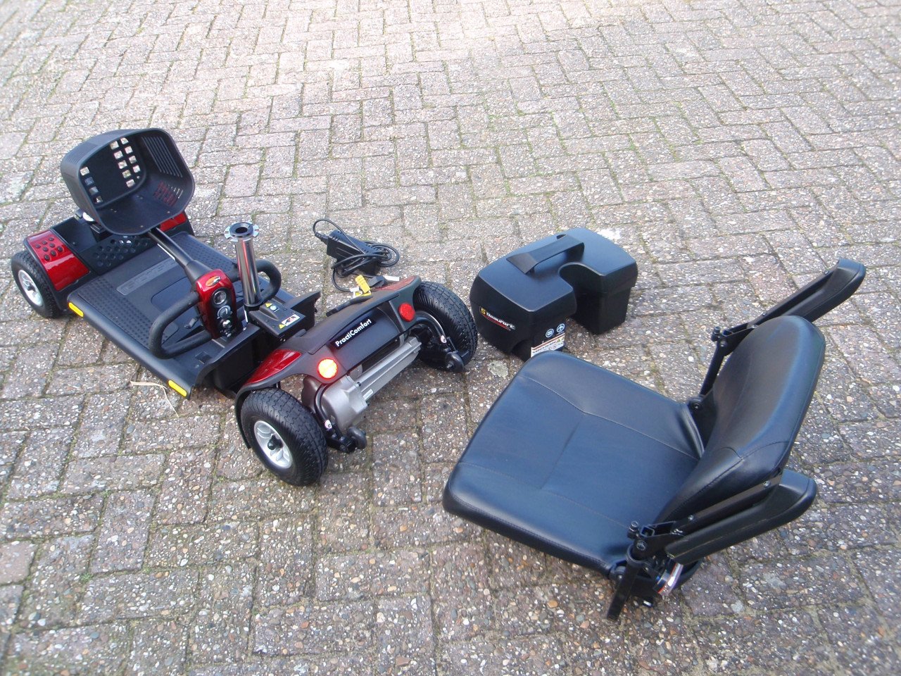Zgan Pride GOGO opvouwbare 4wiel scootmobiel slechts enkele keren gebruikt