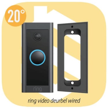 Ring video deurbel wired