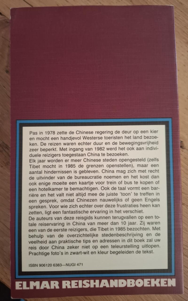 Reis - Handboek China, door Florence Eijck en Jos van der Wiel