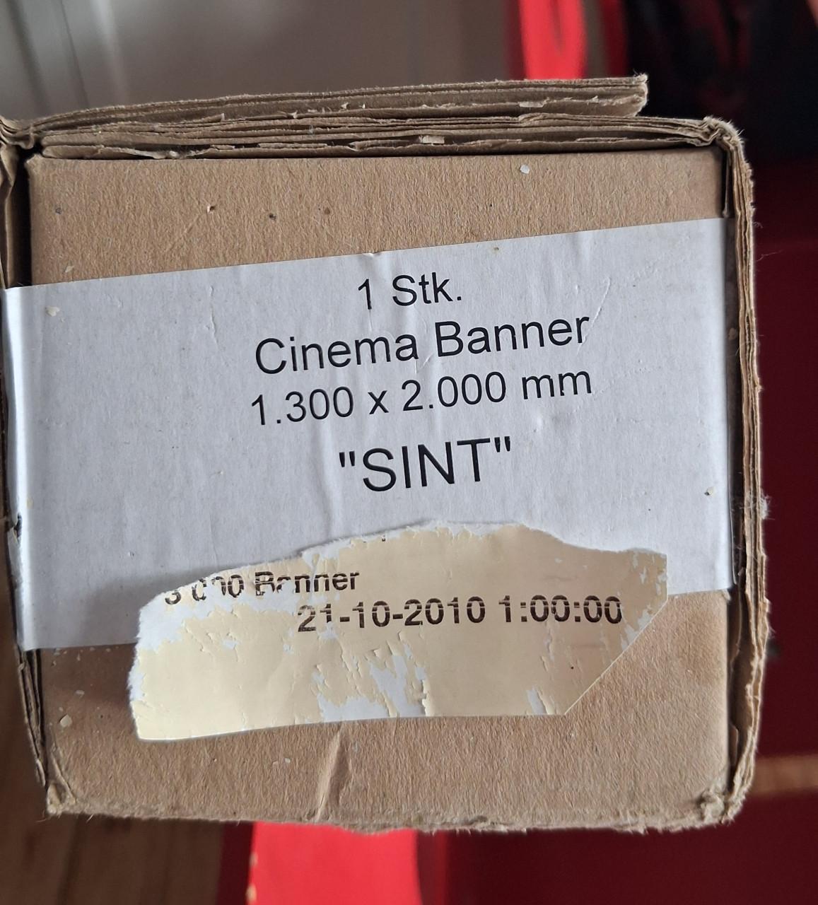 Originele banner bioscoopfilm Sint