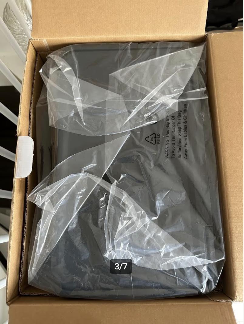 Eko prullenbak zwart 9L+9L+9L (nieuw)