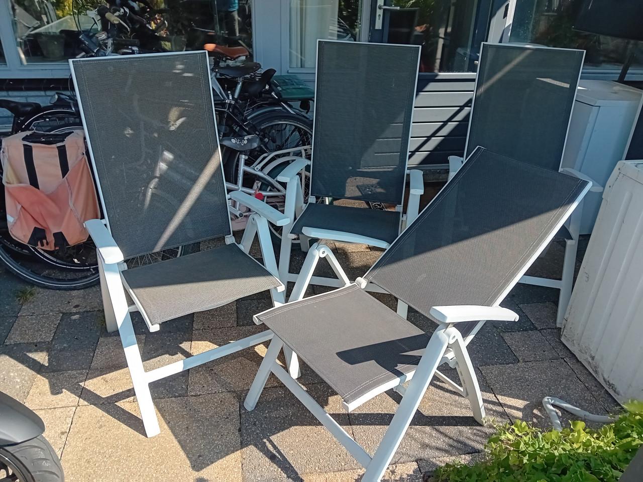 4 xTuinstoelen