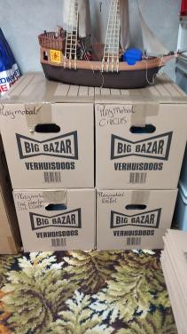 4 verhuisdozen playmobiel