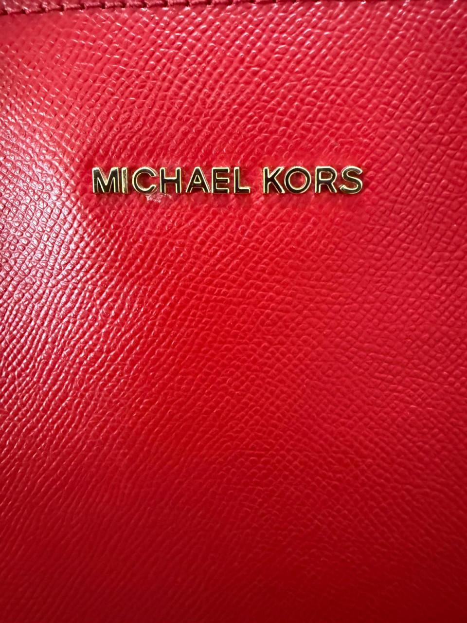 Rode Michael Kors handtas