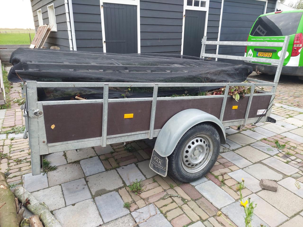 Aanhanger, loady enkelas