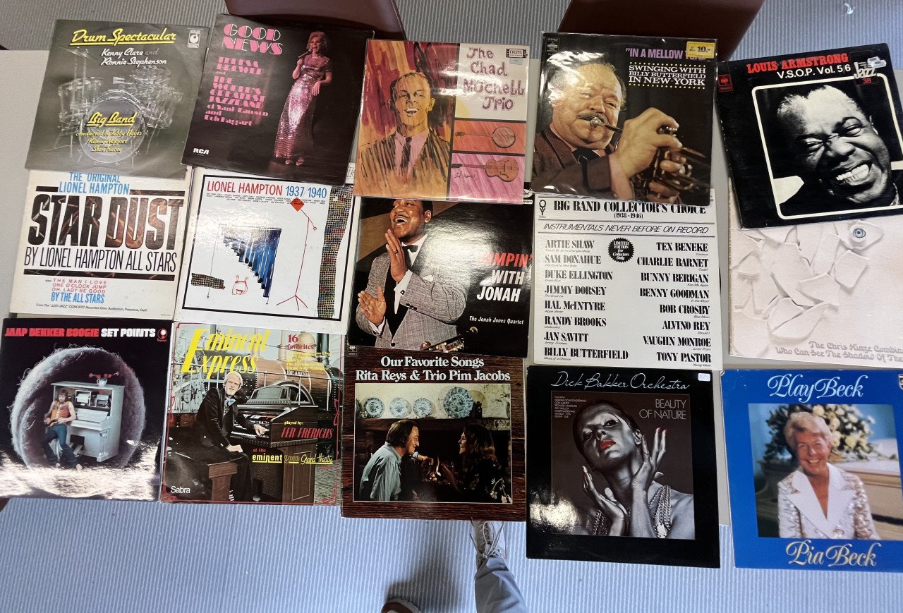Jazz platen lp’s grammofoonplaten WIJ STOPPEN ERMEE