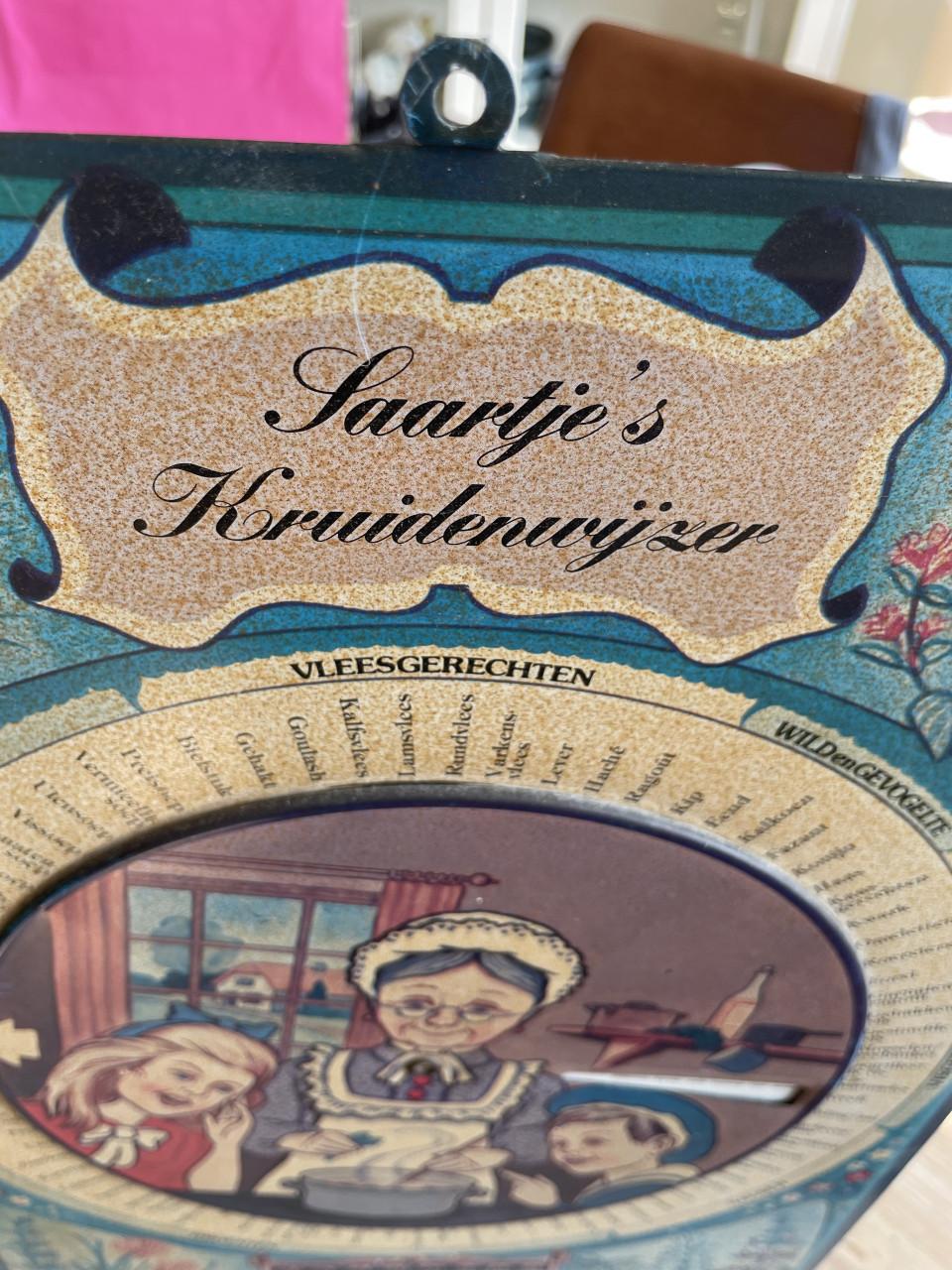 Vintage kruidenwijzer Saartje