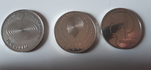 Zilveren 10 gulden munten 3 stuks
