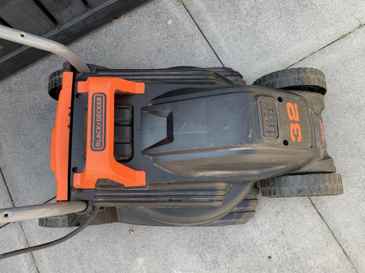 Black+Decker elektrische grasmaaier