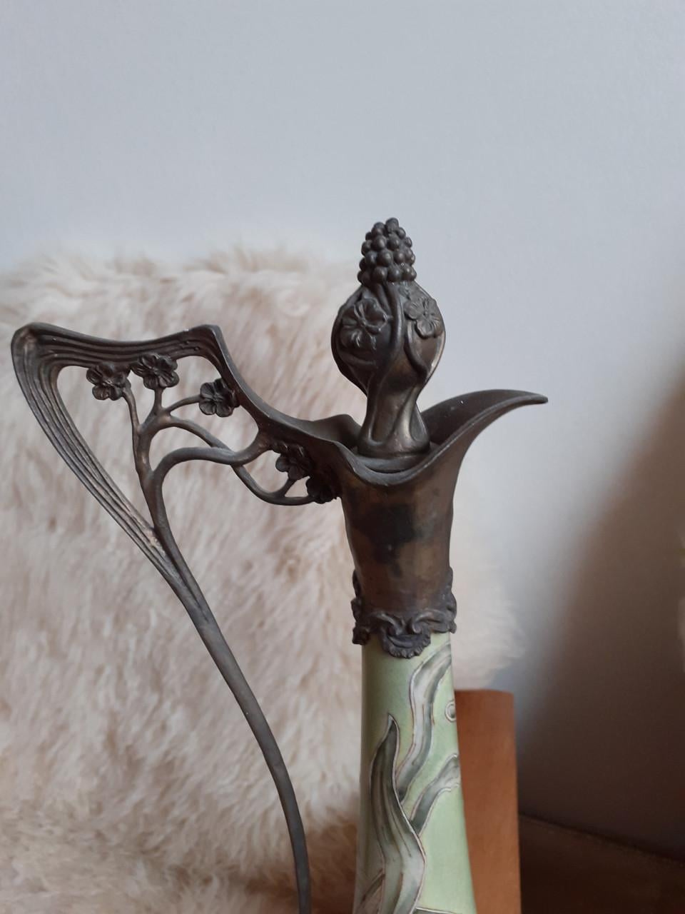 Originele antieke Jugendstil vaas/kan