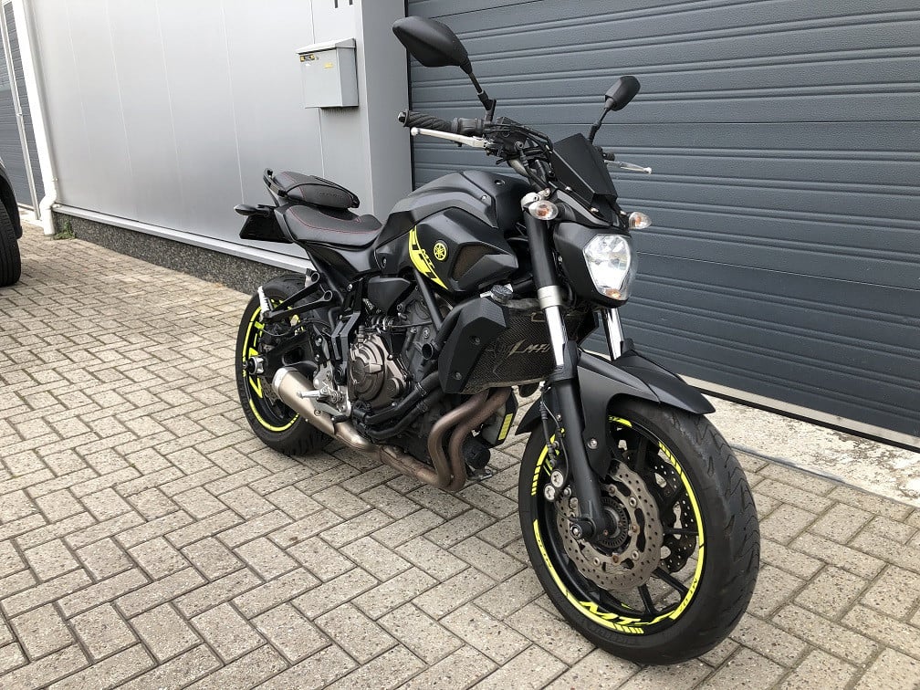 Yamaha MT07, bj 2015 met 37 dkm, rijklaar mee voor €4500,-