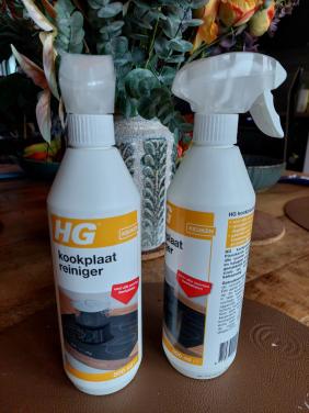 2 nieuwe HG spuitflacons kookplaatreiniger