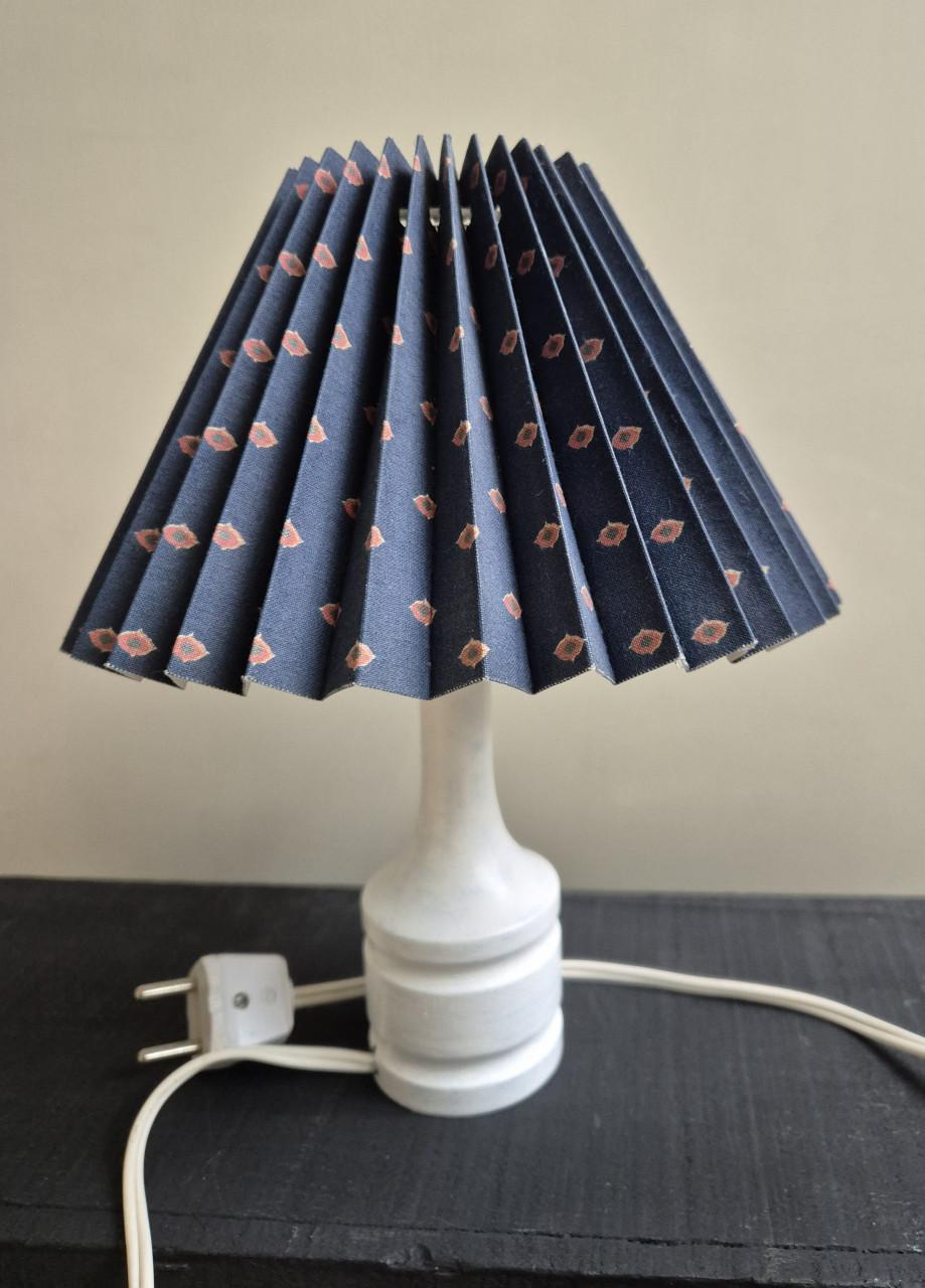 Schemerlamp met geplooid kapje (Decorette)
