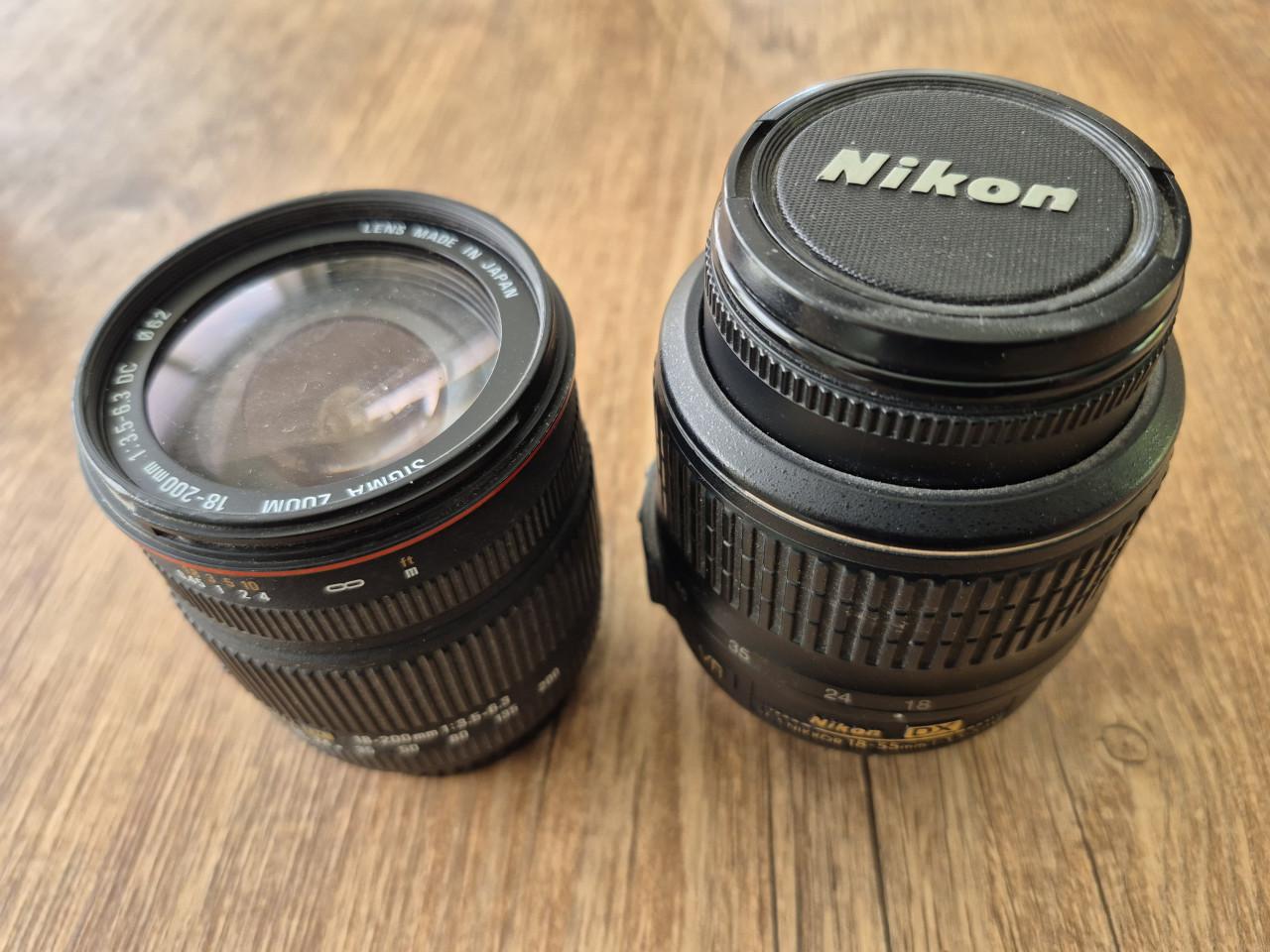 Nikon camera en lenzen Gereserveerd