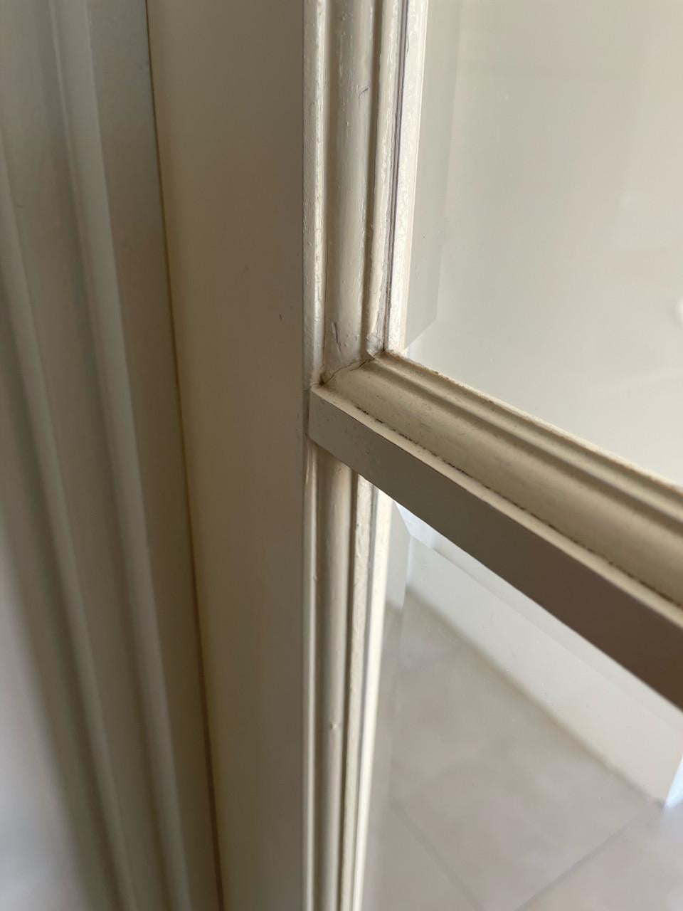 Binnendeur met facet beglazing