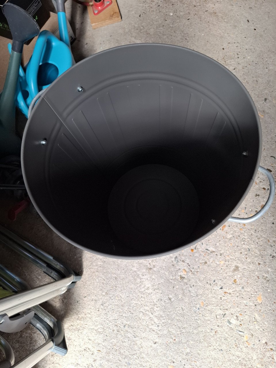 Ikea stalen ton prullenbak