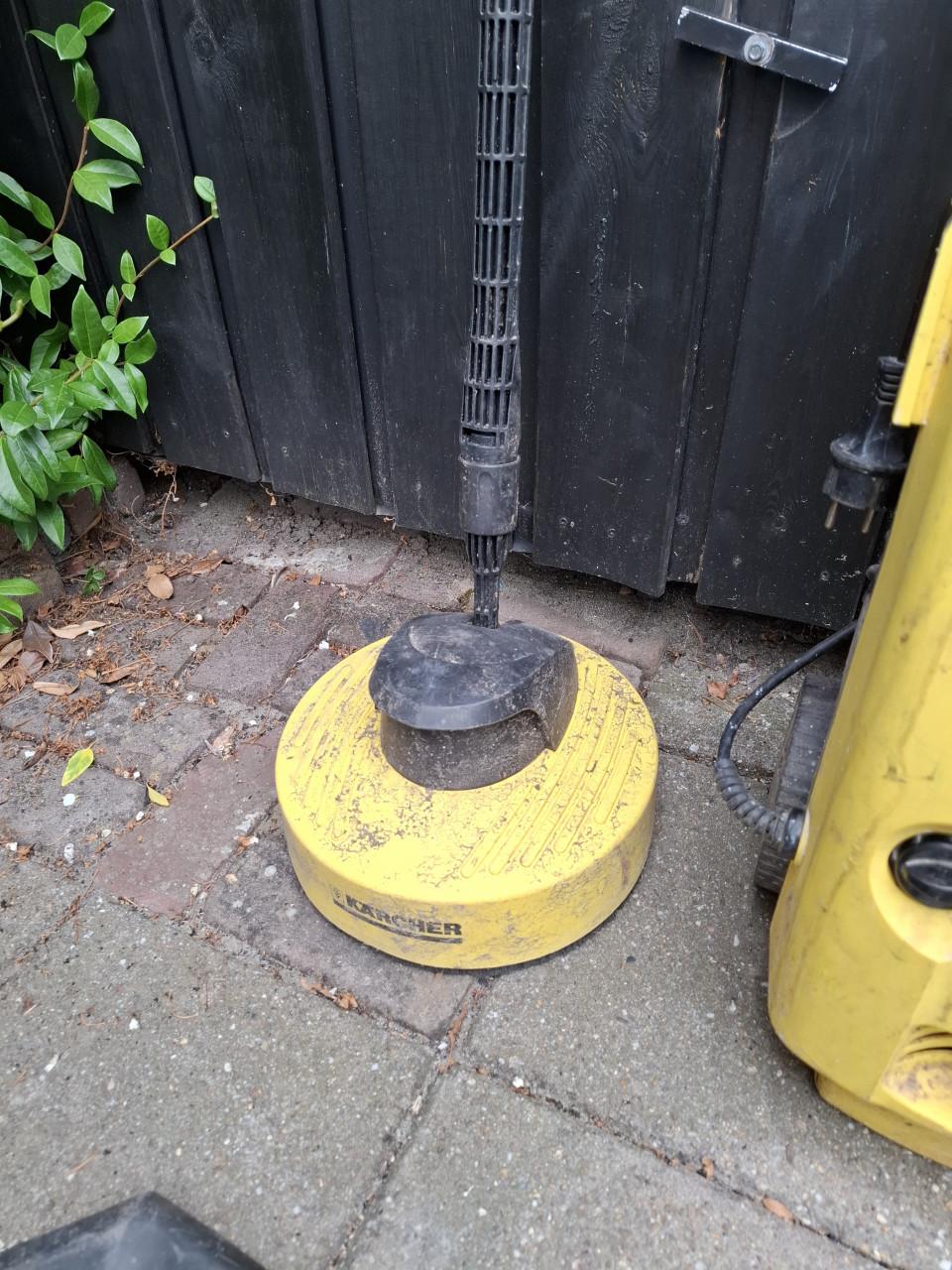 Kärcher hogedrukreiniger met terrasreiniger en diverse accessoires