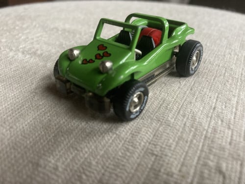 Darda buggy groen met hartjes, vintage