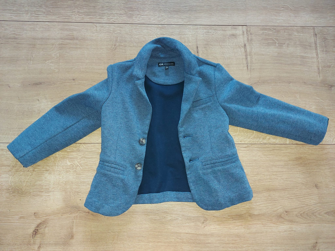Z.g.a.n. donkerblauw jongens colbertje (maat 110)