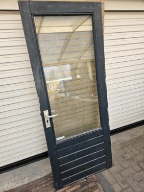 Hardhouten buitendeur 204 x 82,5 x 4