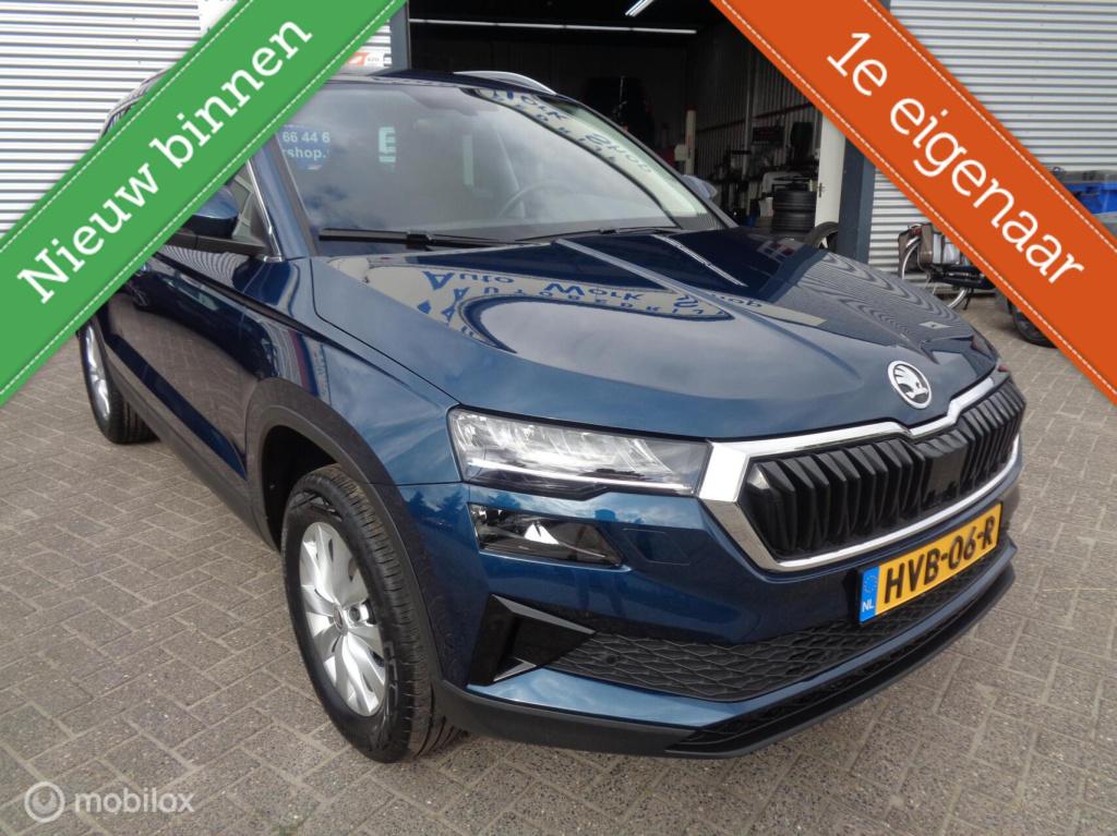 Skoda Karoq 1.0 tsi business edition/airco/stoel+stuur verw/full led/apple 