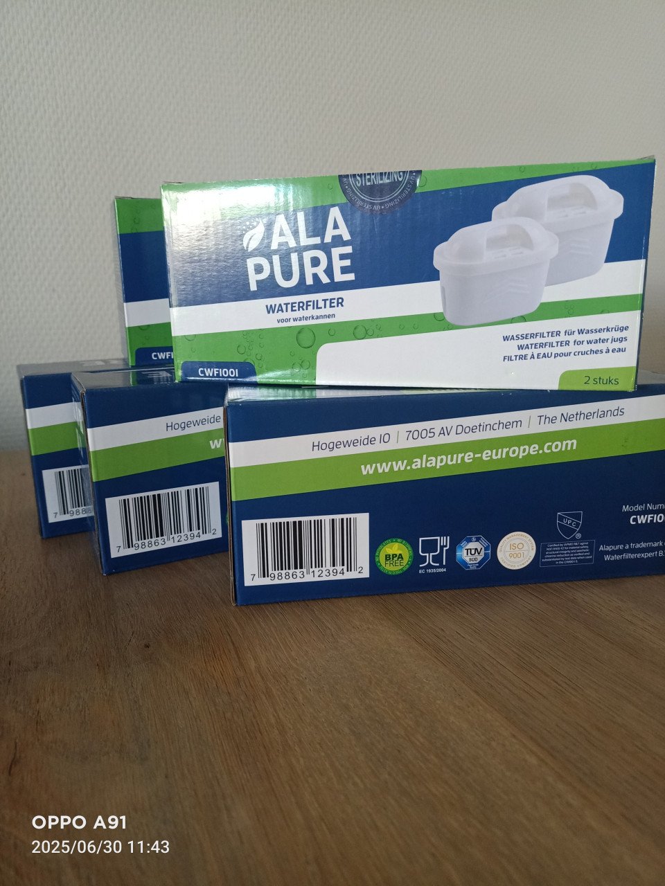 Waterfilter ala pure