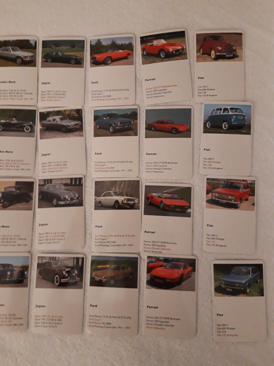 Kwartet: Oldtimers met echte foto's o.a. Alfa, Mercedes, Peugeot, Citroen