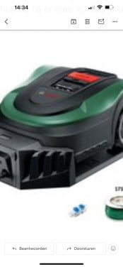 Gratis: defecte Bosch Indego M 700 Robotmaaier