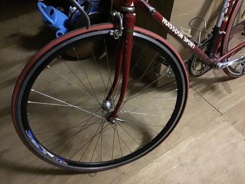 Retro aluminium racefiets van Huissoon in Goes/Kloetinge