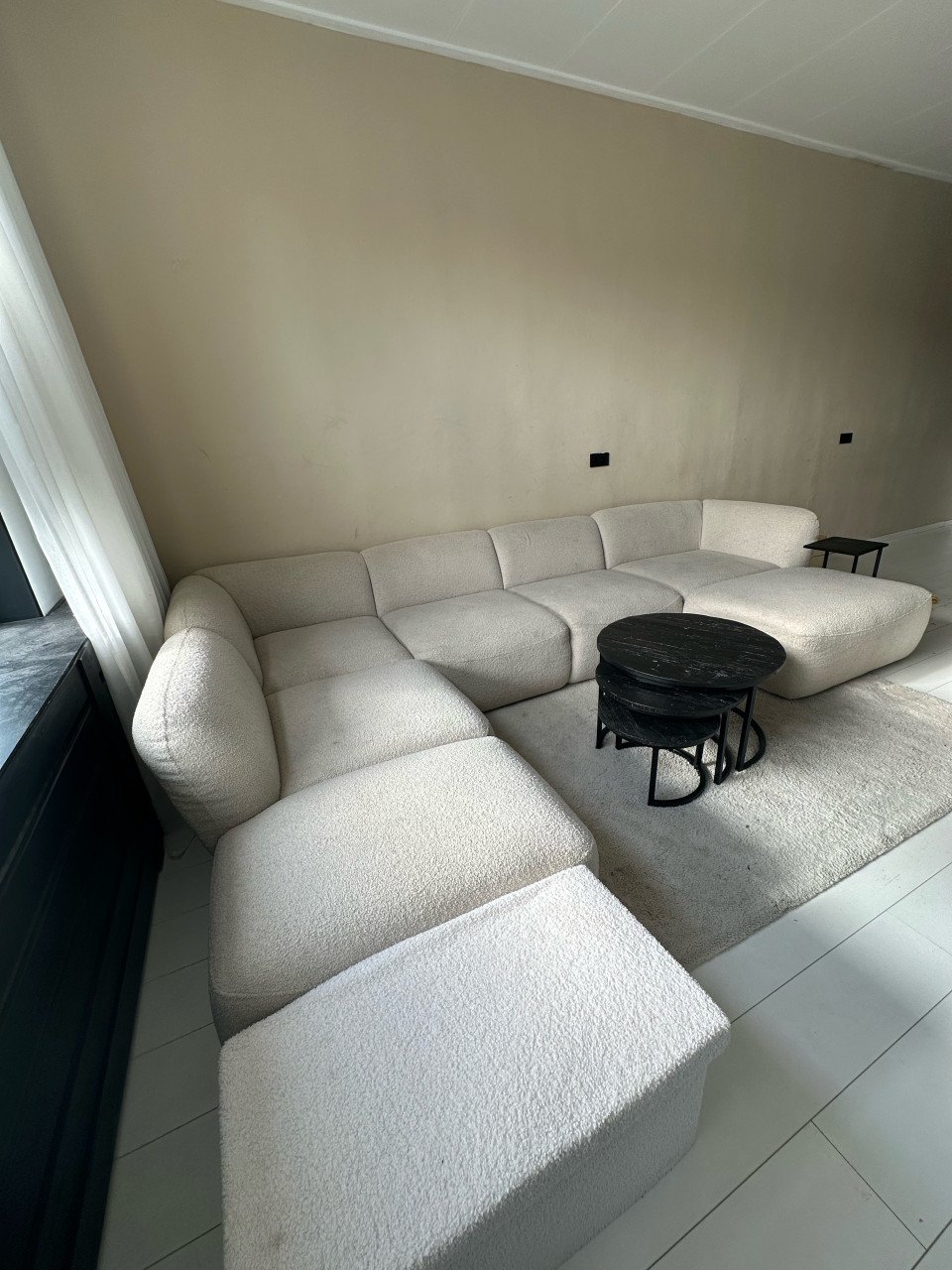 Grote teddy bank in nieuwstaat 400 cm lang