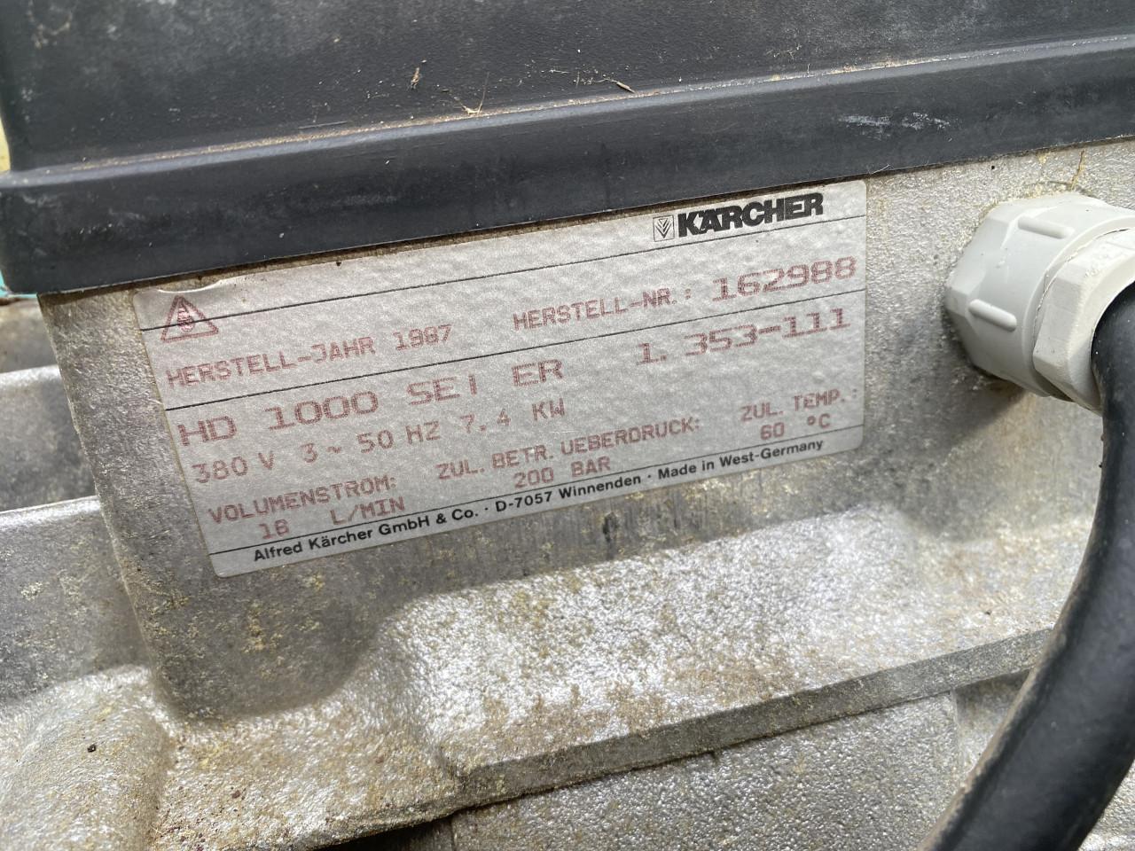 Te koop karcher hogedrukreiniger 380v  Krachtstroom