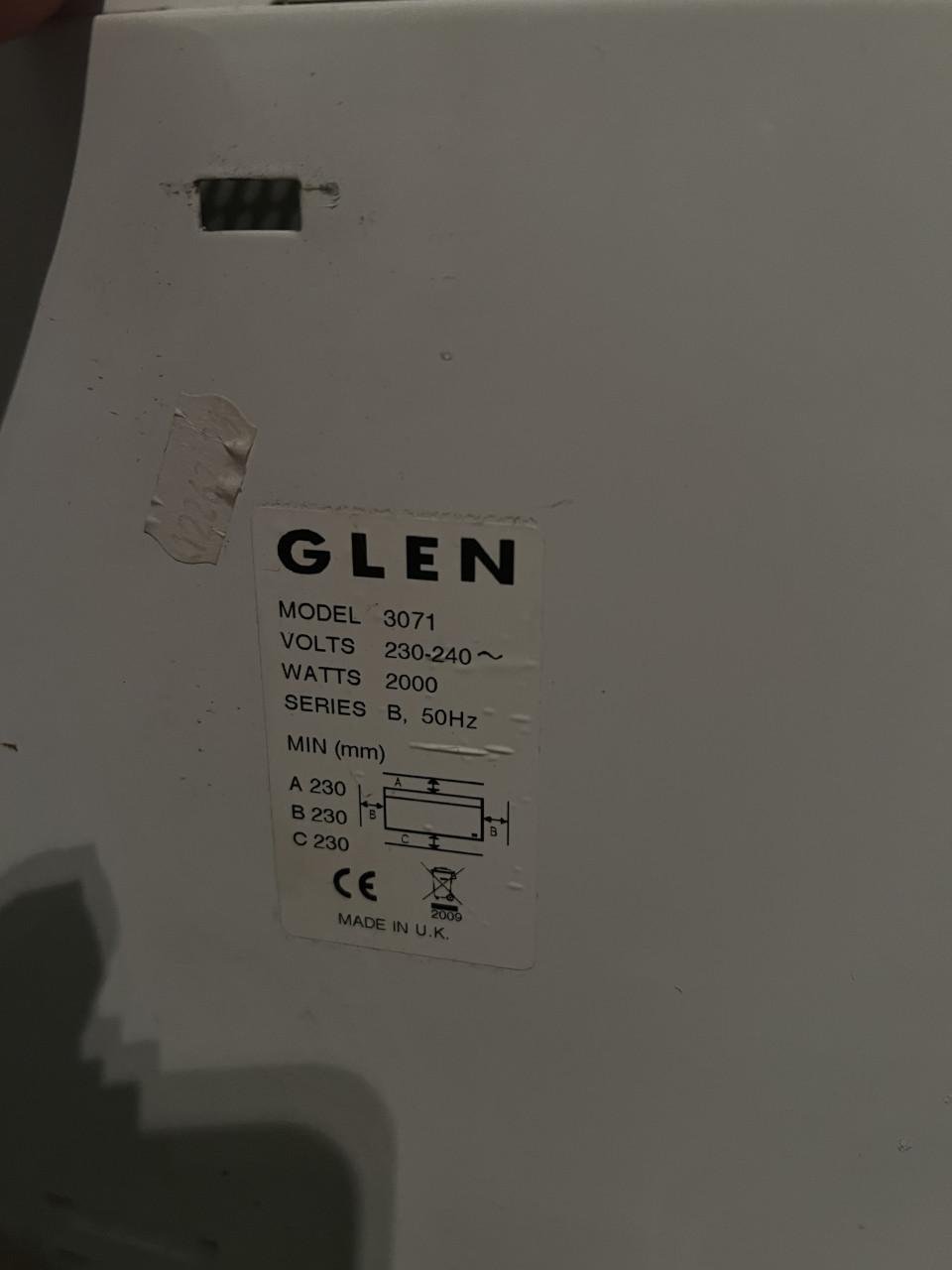 Convector kachel 2000W – Made in UK – Duurzame kwaliteit