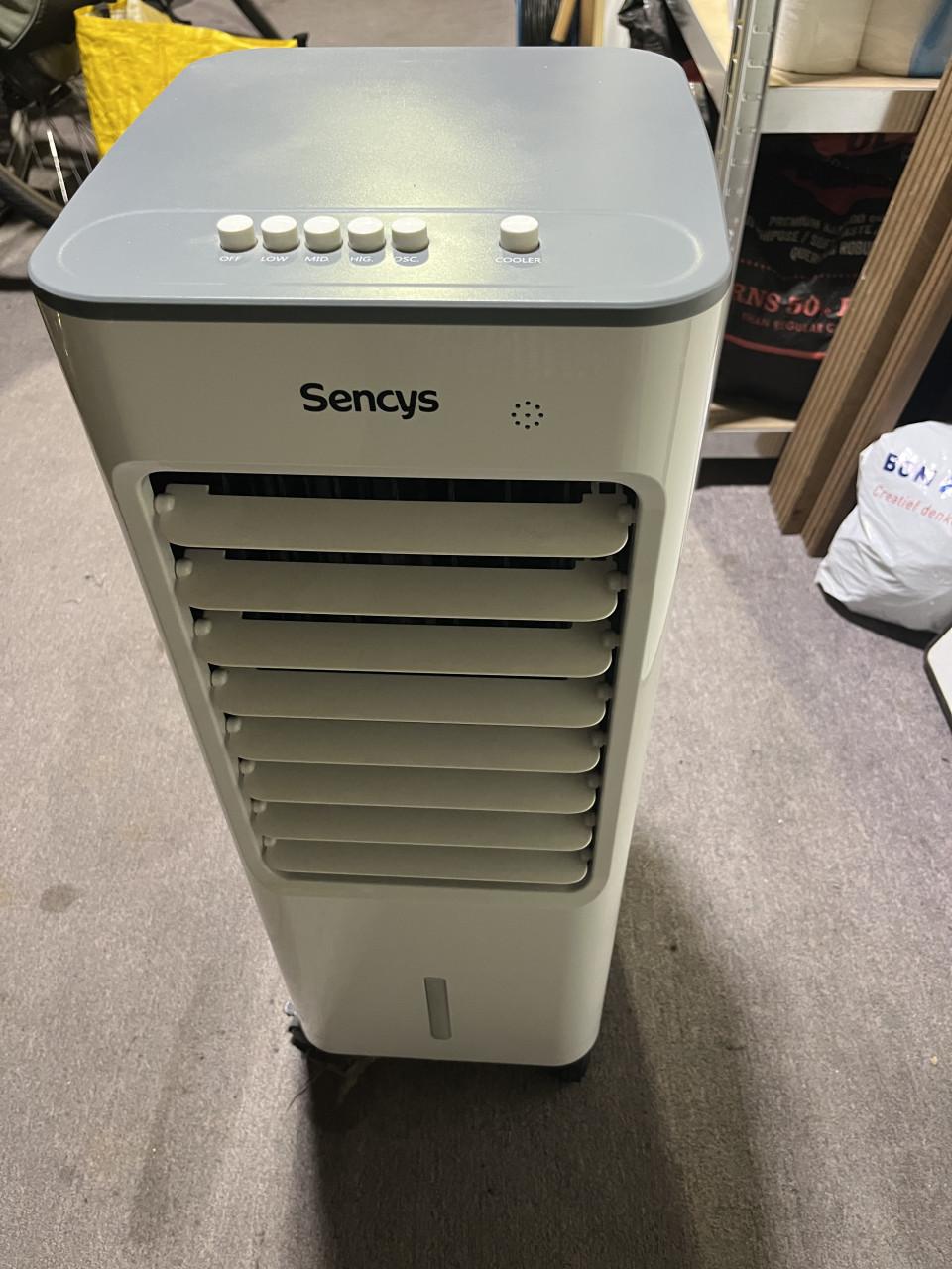 Luchtkoeler Sencys met koelelementen.