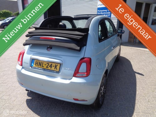 Fiat 500 C 1.0 hybrid launch edition/airco/16''lm velgen/half leer/1st eig/