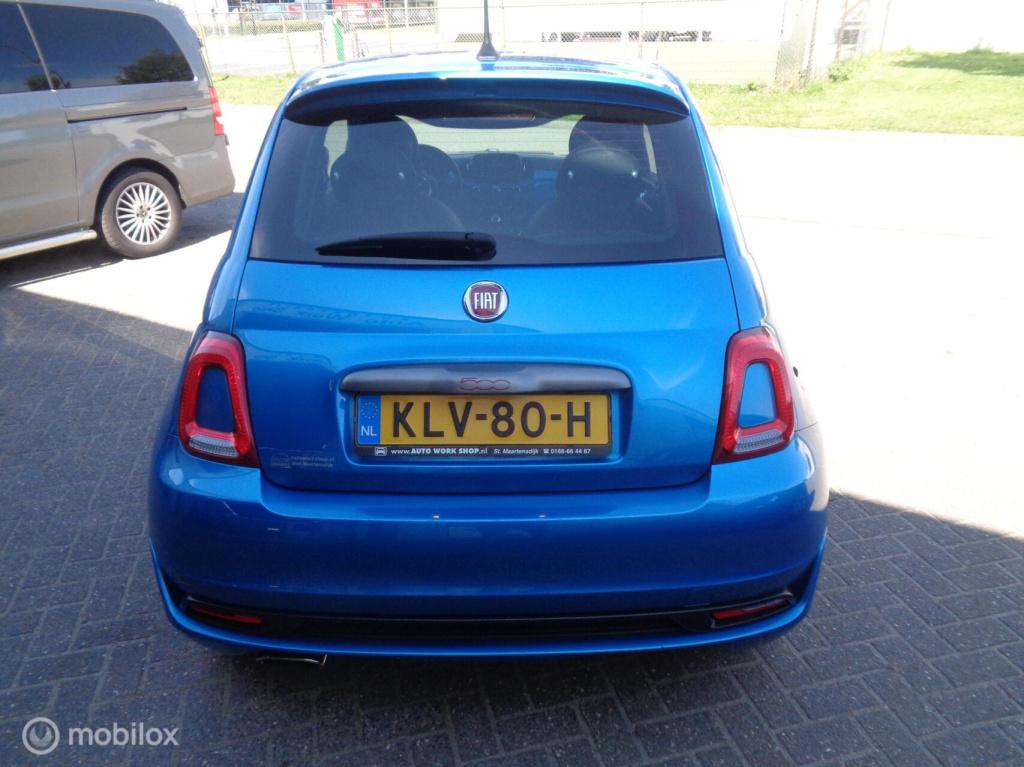 Fiat 500 1.2 sport/groot navi/ecc airco/lm velgen/dig dash/zwarte hemel stu