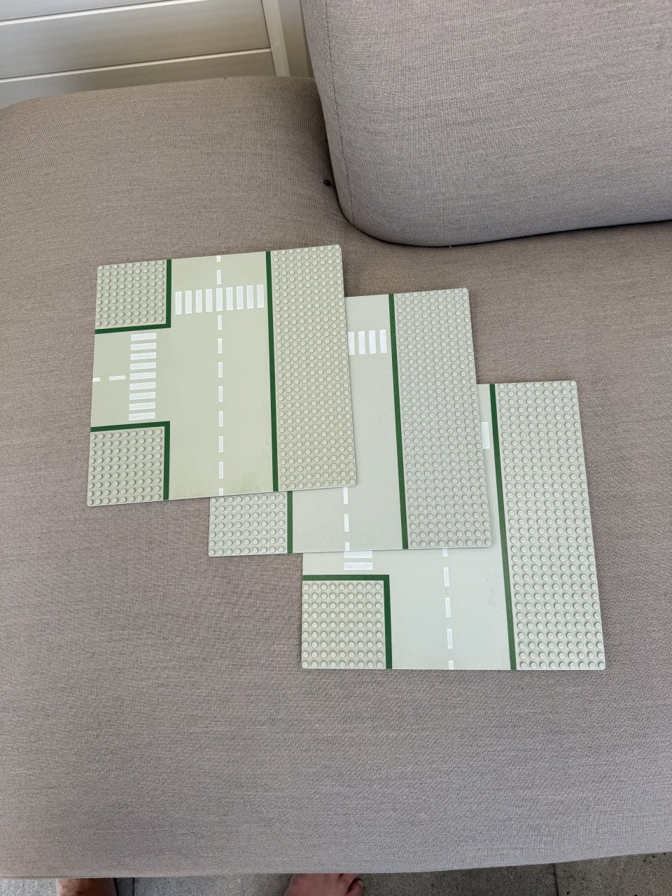 Lego wegenplaten T kruising 3x