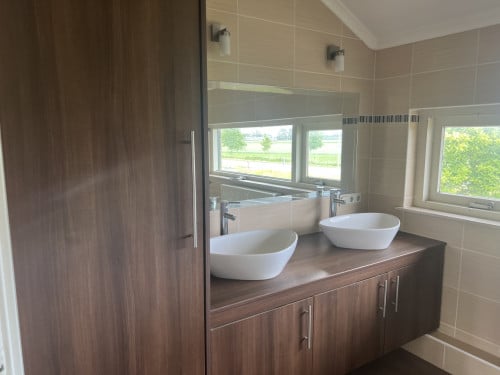 Badkamermeubel met 2 wastafels