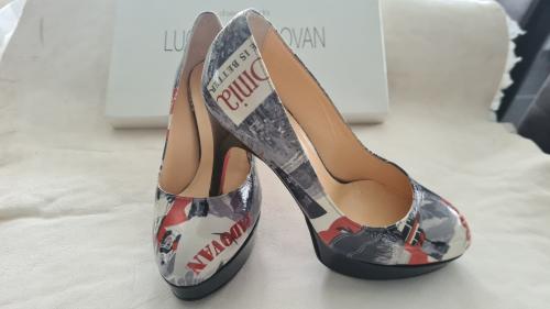 Luciano Padovan: Fraaie high heels prints maat 36