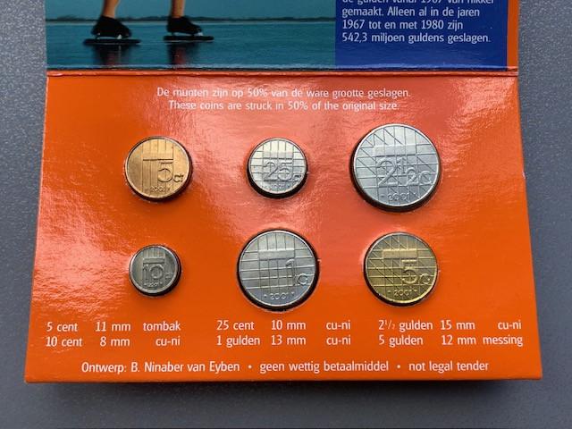 Nederland mini muntsets 1998 - 1999 - 2001.