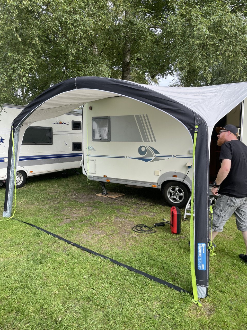 Adria Adiva 502 UP / Dorema Air voortent / Kampa Air luifel ( 2003)