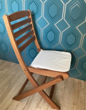 Houten opklapbare tuinstoelen