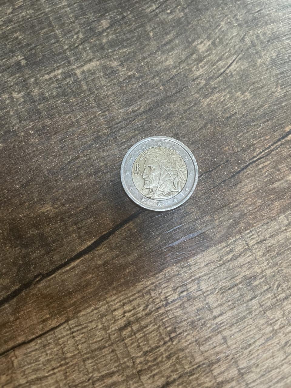 2 euromunt italië dante alighieri zeldzaam/speciaal 2002