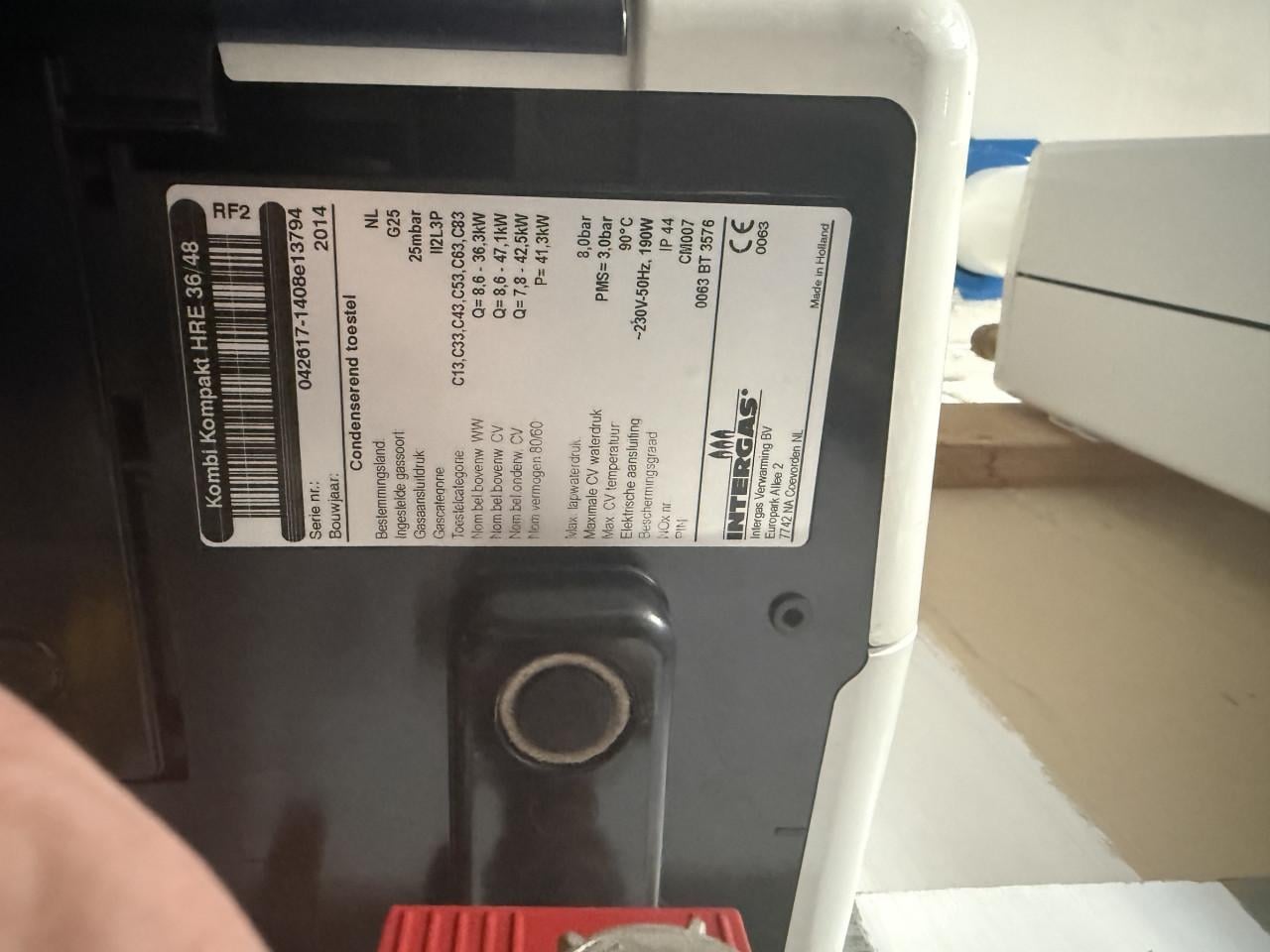 4x Intergas CV-ketel