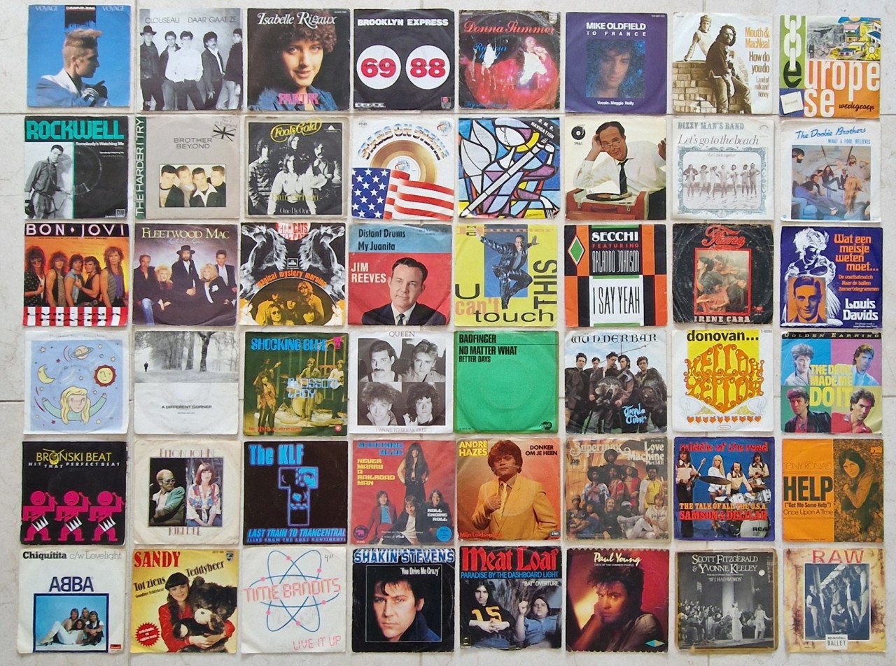 7" singles 231 stuks