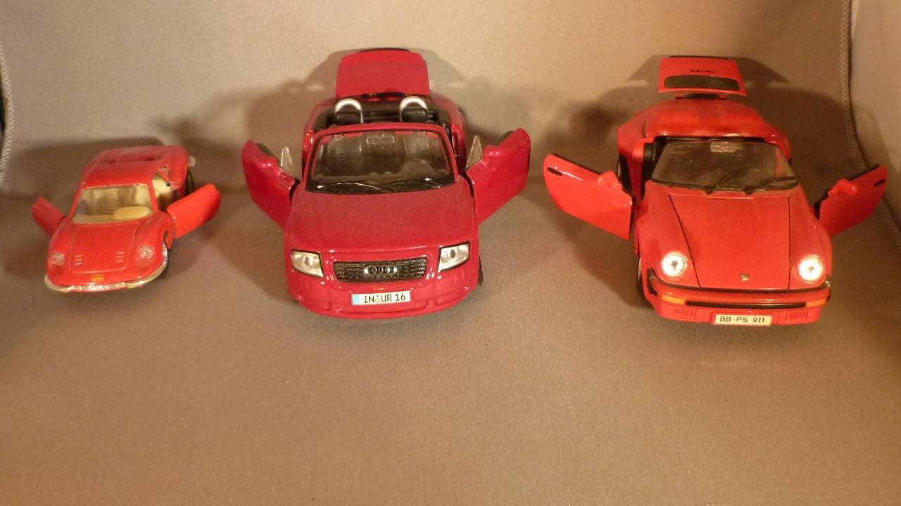 Model auto's Porsche Audi