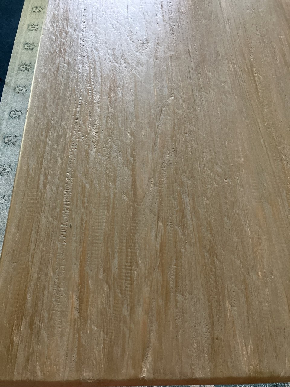 Grenen eettafel met 6 stoelen