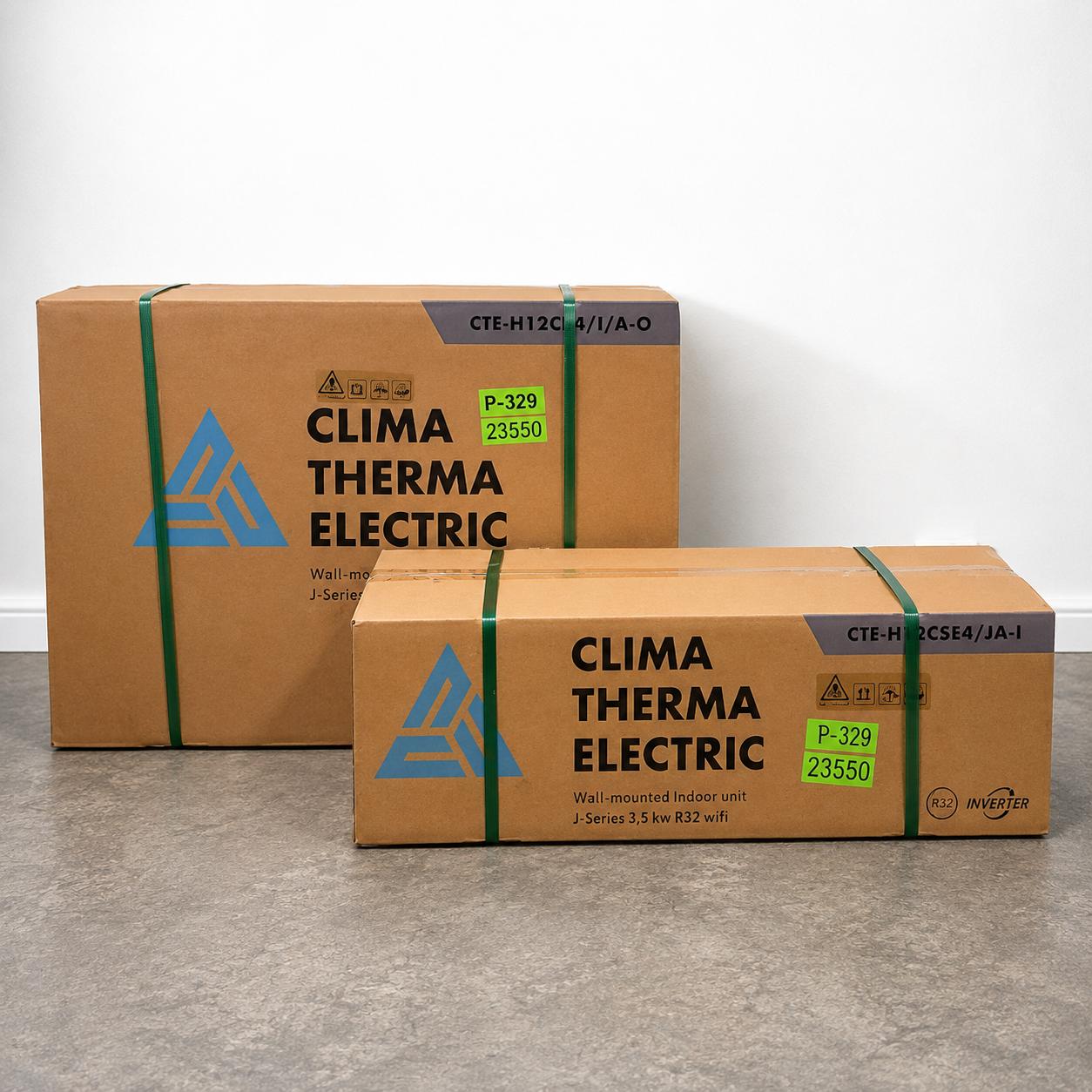 Nieuwe split airco Clima Therma Electric 3,5 kW split-unit met verwamen 4st