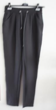 Donker grijze gladde broek maat xl-xxl